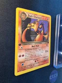 2000 Dark Charizard 21/82 Team Rocket 1st Edition Card NON-HOLO 💎LP MP +💎 - Image 2