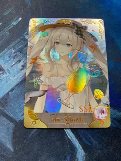 Laffey Azur Lane SSR Holo Textured Goddess Story Anime Waifu Card - Image 1