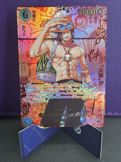 ONE PIECE CARD MANGA ACE OP13-119 RED COMIC PARALLEL JAPANESE 2025 - Image 1