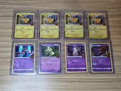 Pokemon TCG LOT! 8 cards Gengar Pikachu Mewtwo Mimikyu Fast Free Shipping! - Image 1