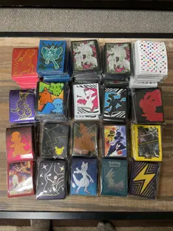 Pokemon Card Sleeves - Lot Of 55 Packs Of 65 Sleeves - Image 1