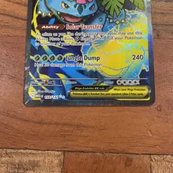Mega Venusaur EX 155/132 Mega Evolution ENGLISH Pokemon Card NM In Protector - Image 2