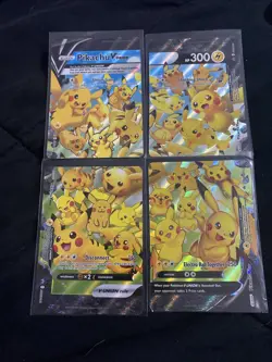 Pikachu V-Union [Set of 4] SWSH: Sword & Shield Promo Cards Holo - Image 1