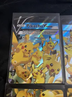 Pikachu V-Union [Set of 4] SWSH: Sword & Shield Promo Cards Holo - Image 3