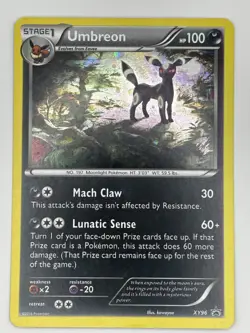 Pokemon TCG Umbreon XY96 Holo Black Star Promo Card 2016 Lightly Played - Image 2