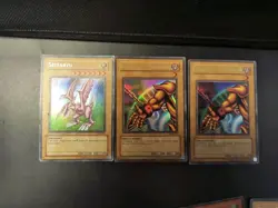 Lot of 16 cards 1996 Yu-Gi-Oh Holographic Rare Vintage Trading Cards - Image 2