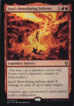 Jaya's Immolating Inferno - Dominaria: #133, Magic: The Gathering Nm R141 - Image 1
