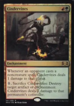 Cindervines - Ravnica Allegiance: #161, Magic: The Gathering Nm R141 - Image 1