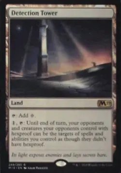 Detection Tower - Core Set 2019: #249, Magic: The Gathering Nm R141 - Image 1