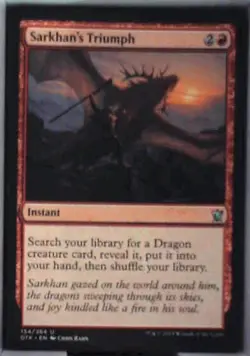 Sarkhan's Triumph - Dragons of Tarkir: #154, Magic: The Gathering Nm R135 - Image 1