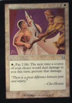 Righteous Aura - Mercadian Masques: #45, Magic: The Gathering Nm R131 - Image 1