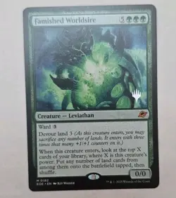 Famished Worldsire Edge Of Eternities Magic The Gathering MTG M/NM Promo - Image 1