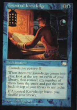 Ancestral Knowledge - Weatherlight: #32, Magic: The Gathering Nm R125 - Image 1