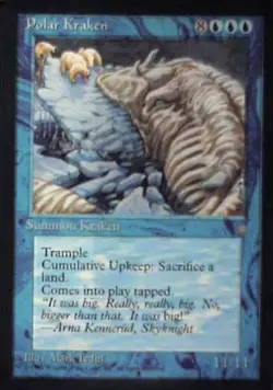 Polar Kraken - Ice Age: #89, Magic: The Gathering Nm R125 - Image 1
