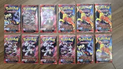 12 Pokemon TCG Scarlet And Violet Destined Rivals Sealed Booster Packs - Image 1