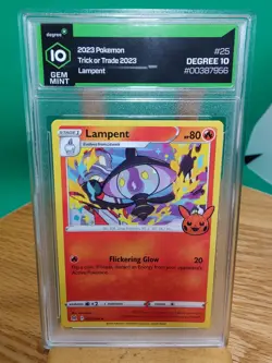 Lampent #25 (Pokemon Trick or Trade 2023) Uncommon Grade 10 - Image 1