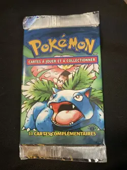Wizards of the Coast 1999 Pokemon 1st Edition Base Set Booster Pack French Vena 742818201520 - Image 1