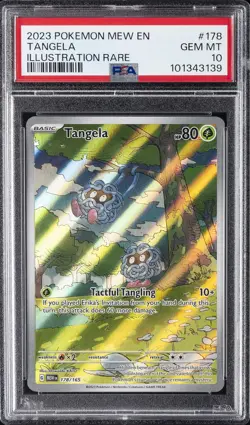 2023 POKEMON MEW EN-151 ILLUSTRATION RARE #178 TANGELA PSA 10 - Image 1