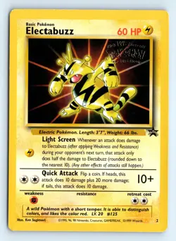 Pokemon Electabuzz (Movie Promo) #02/53 WoTC Promo tcg Promo LP - Image 1