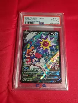 2022 POKEMON STARMIE V ASTRAL RADIANCE SWSH PSA 10 - Image 1