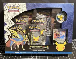 Pokemon TCG - Celebrations Zacian LV. X Deluxe Pin Collection Box Factory Sealed - Image 1