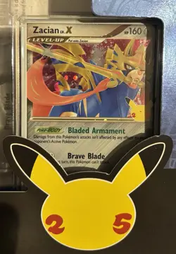 Pokemon TCG - Celebrations Zacian LV. X Deluxe Pin Collection Box Factory Sealed - Image 4