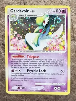 Pokemon TCG - Secret Wonders GARDEVOIR LV.55 7/132 Holo Bleed with Swirls - Image 1