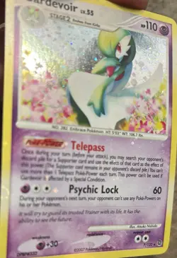 Pokemon TCG - Secret Wonders GARDEVOIR LV.55 7/132 Holo Bleed with Swirls - Image 3