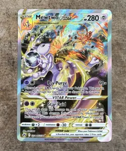 Pokemon TCG - Mewtwo VSTAR GG44/GG70 from Crown Zenith Galarian Gallery Rare - Image 1