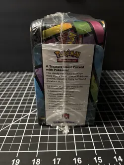 Pokemon TCG - Eevee Treasure Chest Eeveelution Collectible Lunchbox Tin 5 Packs - Image 3