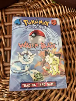 1999 Pokemon Jungle Water Blast Theme Deck Mint, Factory Cello Sealed, NIP 742818060691 - Image 1