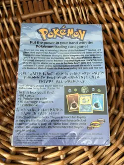 1999 Pokemon Jungle Water Blast Theme Deck Mint, Factory Cello Sealed, NIP 742818060691 - Image 4