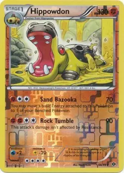 Pokemon - Hippowdon - 66/99 - Next Destinies - Reverse Holo - NM/M - Image 1