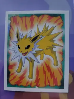 1999 MERLIN POKEMON SERIES 1 STICKERS - JOLTEON, FLAREON, & VAPOREON - Image 1