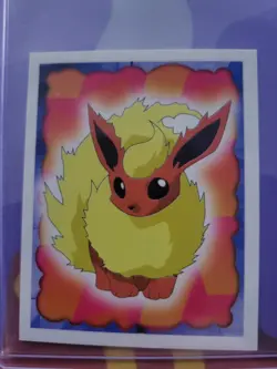 1999 MERLIN POKEMON SERIES 1 STICKERS - JOLTEON, FLAREON, & VAPOREON - Image 3