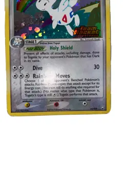 Togetic - 14/109 - Holo Rare Reverse Holo Near Mint Ex Team Rocket Returns 2B3 - Image 5