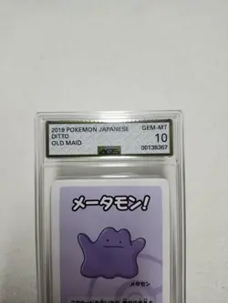 2019 POKEMON OLD MAID DITTO GEM MINT CGC 10 Ditto Mint Rare Authentic Slab - Image 2