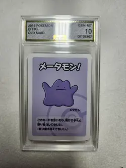 2019 POKEMON OLD MAID DITTO GEM MINT CGC 10 Ditto Mint Rare Authentic Slab - Image 3