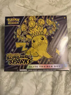 Pokemon TCG Surging Sparks ETB Elite Trainer Box Brand NEW Factory Sealed - Image 1