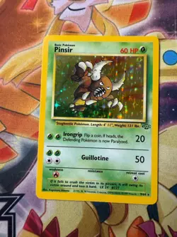 Pokemon TCG Jungle Pinsir 9/64 Holo Rare Unlimited 1999 WOTC NM - Image 1
