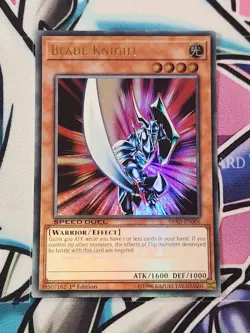 YU-GI-OH Blade Knight Sbad-En006 Speed Duel ULTRA RARE 1st Edition - Image 1