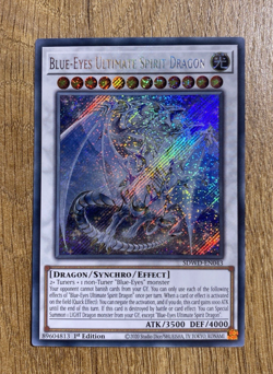 Blue-Eyes Ultimate Spirit Dragon | SDWD-EN043 | Secret Rare 1st Ed | YuGiOh Mint - Image 2