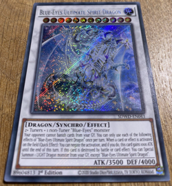 Blue-Eyes Ultimate Spirit Dragon | SDWD-EN043 | Secret Rare 1st Ed | YuGiOh Mint - Image 3