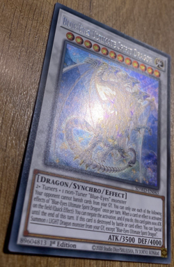 Blue-Eyes Ultimate Spirit Dragon | SDWD-EN043 | Secret Rare 1st Ed | YuGiOh Mint - Image 5
