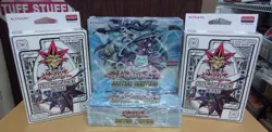 YU GI OH (2) JUSTICE HUNTERS 1ST BOOSTER BOXES + (2) 2025 MEGA-PACKS BUNDLES - Image 1