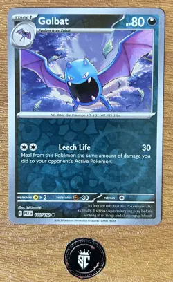 Reverse Holo Golbat 111/182 Common Paradox Rift Pokemon Card 231226 NM - Image 1