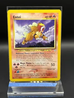 Pokemon TCG Entei Neo Revelation Card 17/64 Unlimited Rare - Image 1