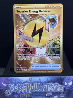 Pokemon Card Superior Energy Retrieval 277/193 Hyper Rare Paldea Evolved EX NM - Image 1