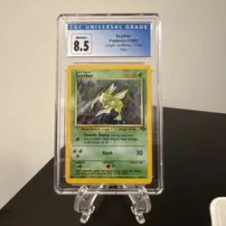 CGC 8.5 Scyther 2000 Base Set 2 17/130 Holo Pokemon Card - Image 1