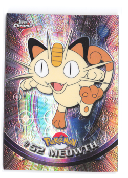 Topps Chrome 2000 Mewoth Pokemon Card #52 Holo NM SPECTRA - Image 1